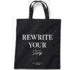 MyblueprintVF - Totebag 2021 -Rewrite Your Story - Noir - lifestyle Rêves Développement Personnel Slow Living